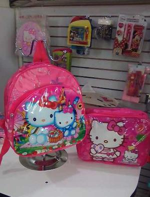 Combo Escolar Hello Kitty Preescolar Guarderia