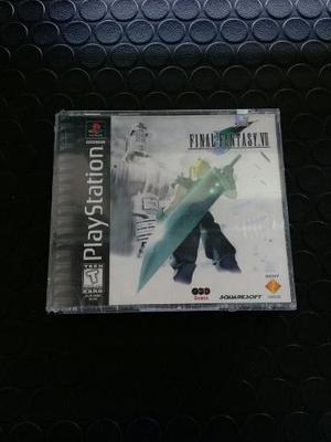 Final Fantasy 7 Psx Franja Negra Nuevo Y Sellado