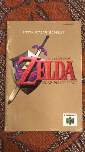 Manual Original: Leyend Of Zelda Ocarina Of Time