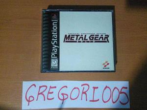 Metal Gear Solid Para Playstation!
