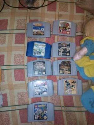 Nintendo 64 + Juegos Control Y Todos Sus Cables