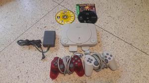 Playstation One Play Station 1 Ps1 2 Controles Y 2 Juegos