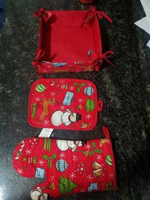 Set De 3 Piezas De Navidad