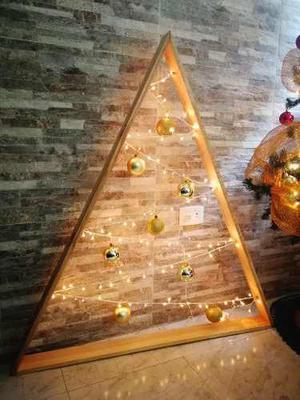 Árbol De Navidad De Madera Pino(triangulo)