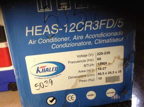 Aire Acondicionado Khaled  Btu 220v