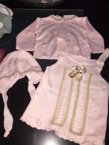 Conjunto Bebe Tejido Y De Algodón