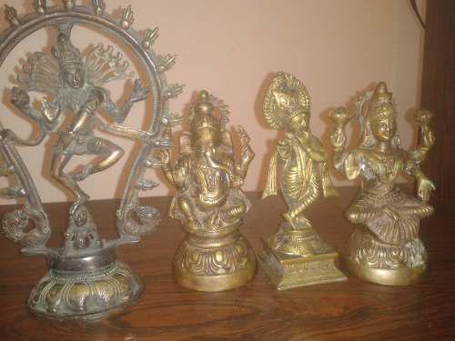 Esculturas De Bronce Dioses O Deidades De La India
