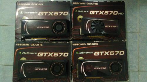 Evga Geforce Gtx 570 (4 Gpus, Excelente Estado)
