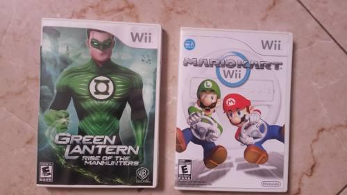 Juegos Nintendo Wii Mario Kart Y Linterna Verde