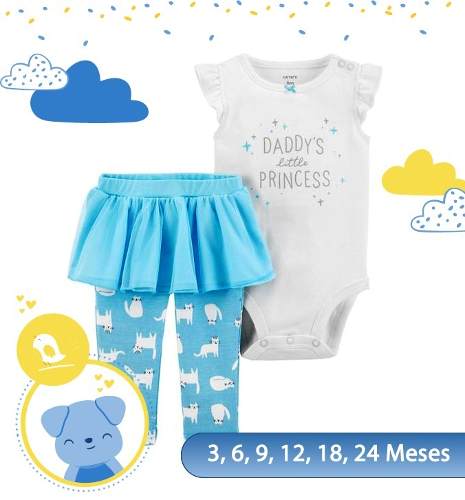 Ropa Carters Conjuntos Para Niñas Y Niños Tallas 3m A 24m