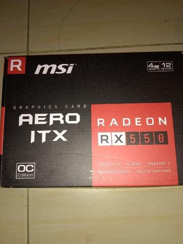 Tarjeta De Video Msi Radeon Rx550 4gb