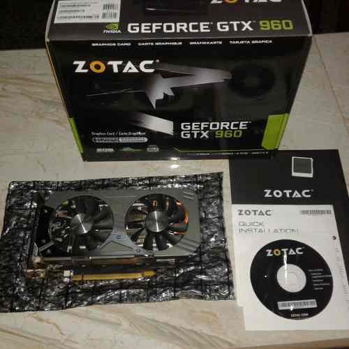 Tarjeta De Video Zotac Geforce Gtx 960 2gb Ddr5 Nvidia