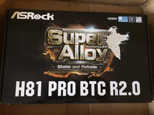 Tarjeta Madre Asrock H81 Pro Btc R2.0 Lga1150/ Oferta