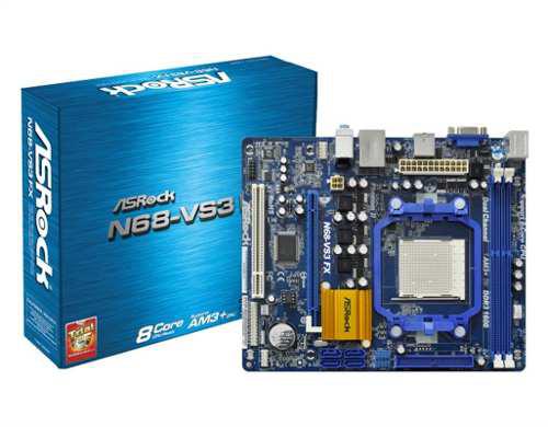 Tarjeta Madre Asrock N68-vs3 Fx Socket Am3+