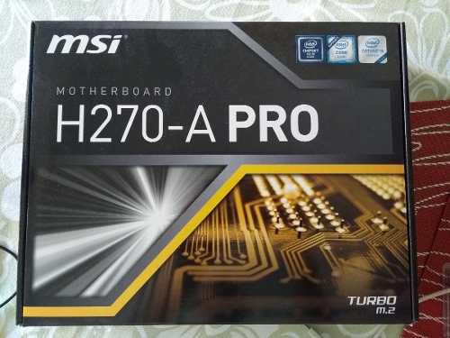 Tarjeta Madre Mobo Msi H270-a Pro