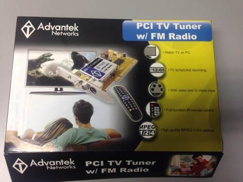 Tarjeta Pci Tv Tuner Fm Radio Marca Advantek Nuevo