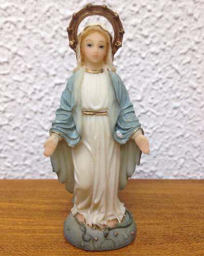 Virgen La Milagrosa. Figura Barocco 10 Cm.