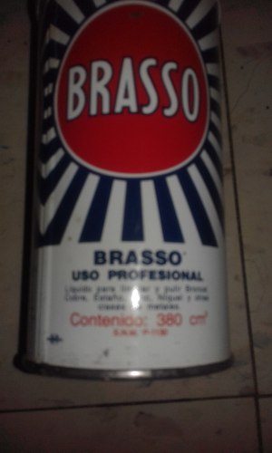 Brasso Liquido Uso Profesional 380 Mililitros Original
