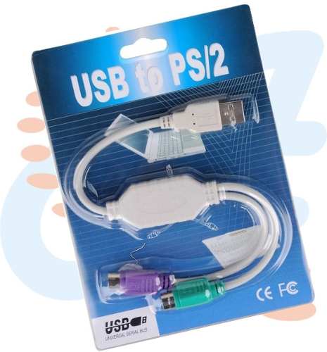 Cable Adaptador Usb A Ps/2 Convertidor Teclado Mouse Pc Usb
