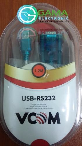 Cable Convertidor Vcom De Serial A Usb Rs232 Db9 Impresora