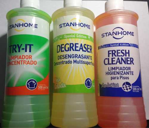 Combo Limpieza Degreaser + Try It + Fresh Cleaner Stanhome