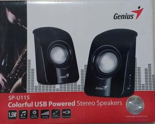 Cornetas Speaker Genius Sp-u115 Usb Para Pc Laptop Tablet