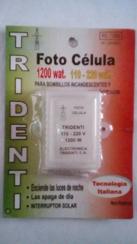 Fotocelula Fotocelda w Universal Multivoltaje Tridenti