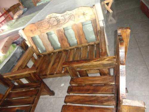 Juego Muebles Madera