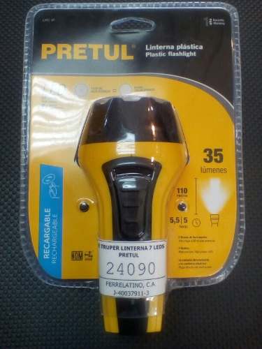 Linterna Pretul. 1led Alta Potencia. 35lumenes 110mts