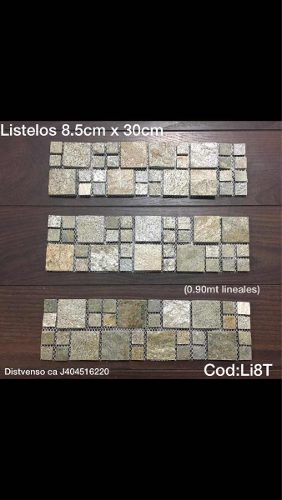 Listelos De Piedra Natural Juegos De 90 Cm Lineales