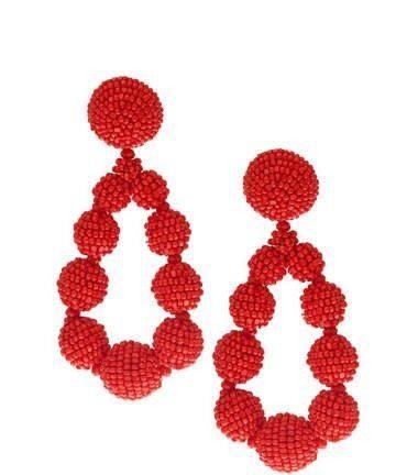 Zarcillos Borlas Pompones Soutache De Moda