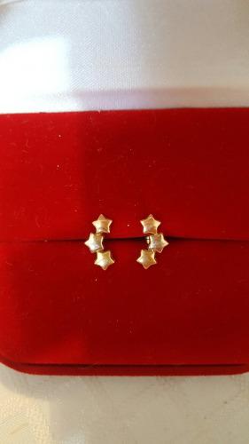Zarcillos De Estrellas En Cartier Oro 18 K