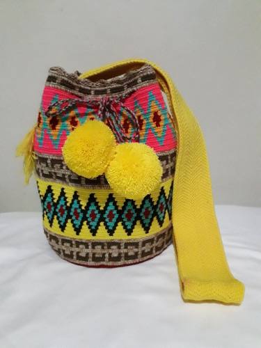 Mochila Wayuu Con Diseño Exclusivo Tumundowayuu