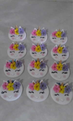 Topes Toppers Unicornio Para Cup Cake Ponquesitos Tortas