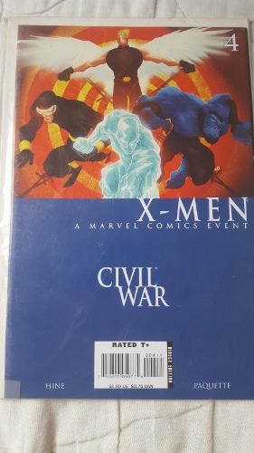 X Men #4 Civil War Marvel En Fisico Original