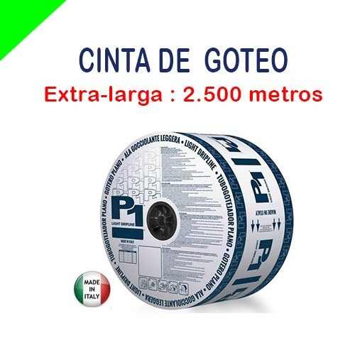 Cinta Riego Goteo Importada Manguera Filtro Conector Valvula