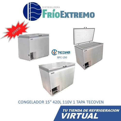 Congelador Horizontal l 110v 1 Tapa Tecoven