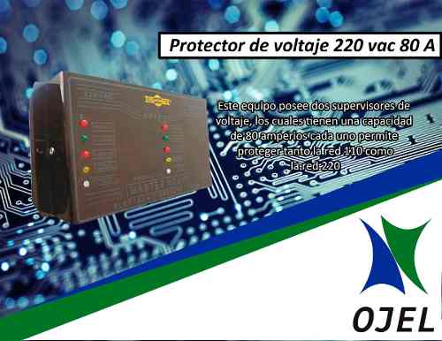 Protector De Voltaje 220vac-80amp