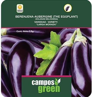 Semillas Berenjena Larga Morada 3,5 Gramos