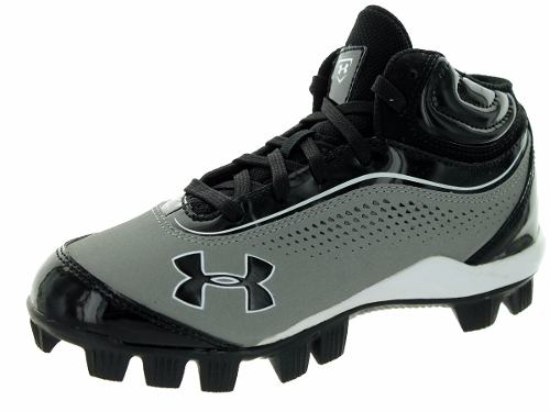 Tacos De Baseball Under Armour Leadoff Iv Gris Con Negro