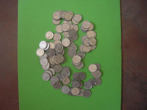 750 Gramos De Monedas No Magnéticas Venezuela.