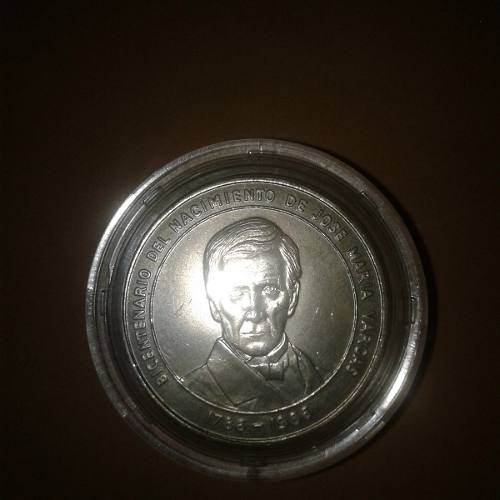 Moneda Bicentenario Del Nacimiento De José María Vargas