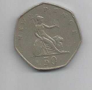 Moneda De Colección 50 Pence 