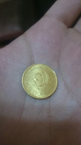 Moneda De Oro 22k Caciques De Venezuela 6gr