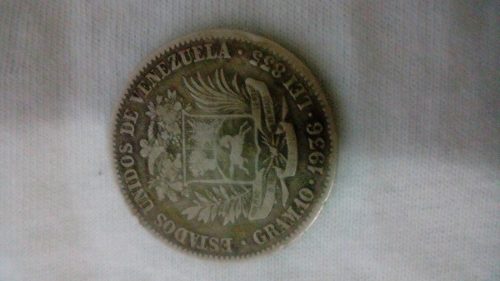 Moneda De Plata De 1 Bolívar De 