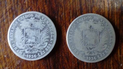 Moneda De Plata De 1 Bolívar De 