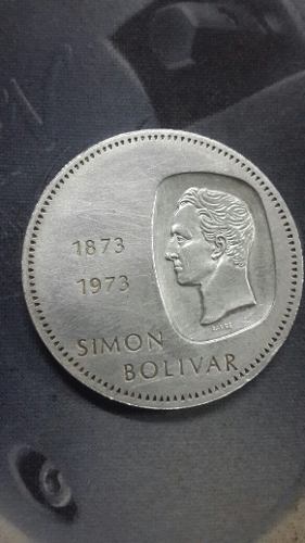 Moneda Doblon De Plata De 10 Bolivares