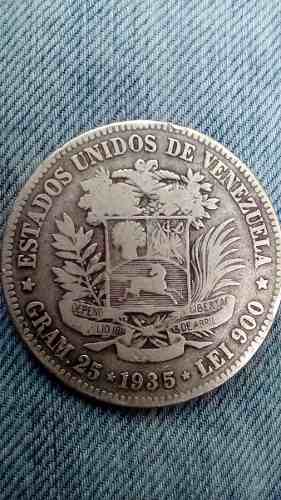 Moneda Plata Venezolana 