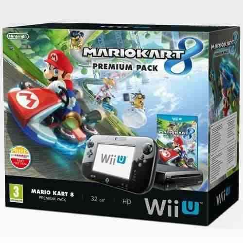 Nintendo Wii U 32gb Negro Deluxe + Juegos