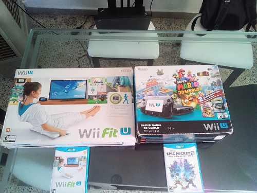 Nintendo Wii U Deluxe Set De 32gb + Balance Board Usado